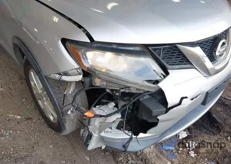 2015 Nissan Rogue Sv from USA, damaged, VIN KNMAT2MT0FP519917